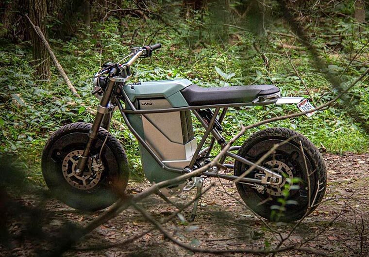 Land District en el bosque