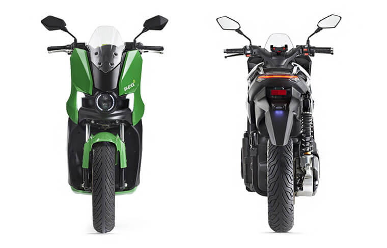 Silence S01, frontal y trasera