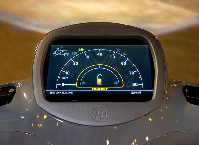 Marcador scooter eléctrico