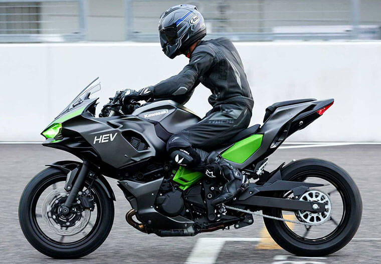 Kawasaki HEV, vista lateral