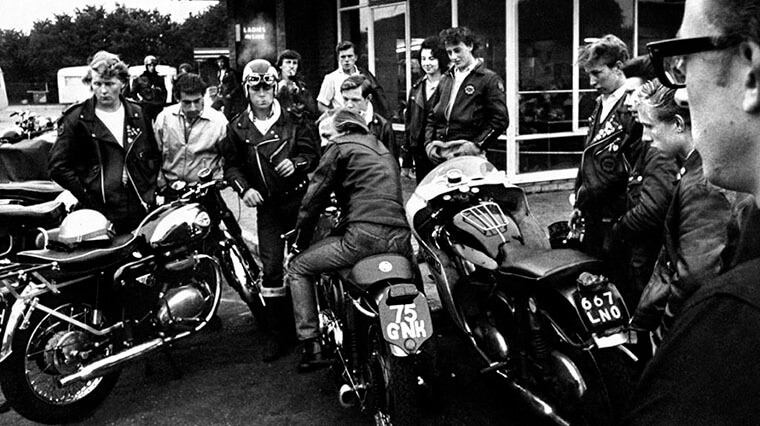 Motos custom tipo cafe-racer