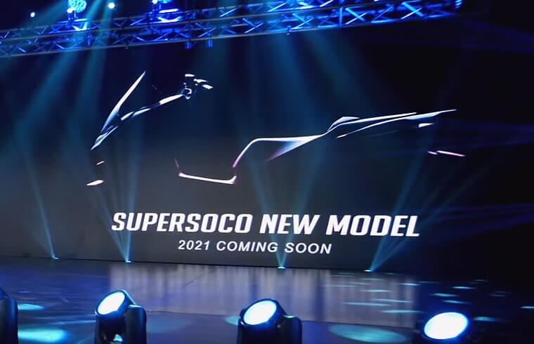 Super Soco maxiscooter 2021
