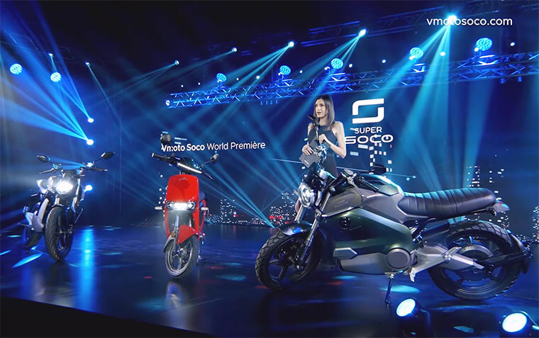 Escenario de la Super Soco World Premiere 2021