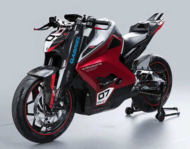 Moto eléctrica Ultraviolette F99 Factory Racing Platform