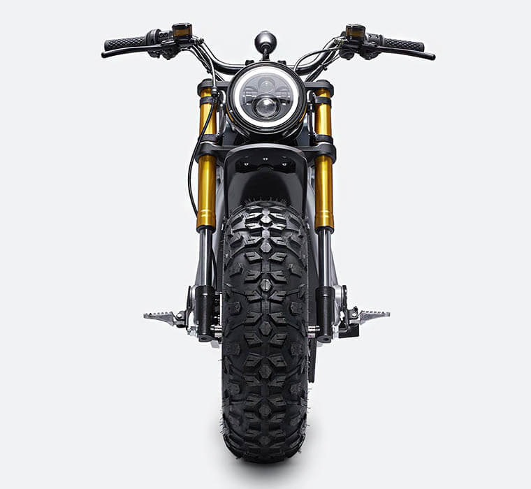 Volcon Grunt, vista frontal