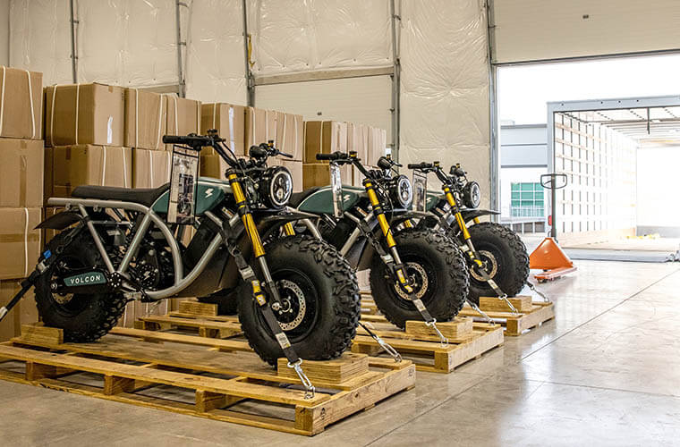 Unidades de Volcon Grunt listas para enviar