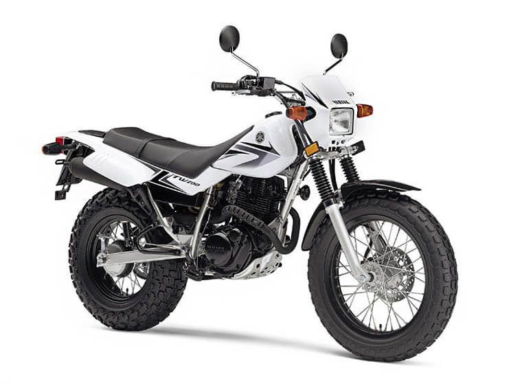 Yamaha TW 200 blanca